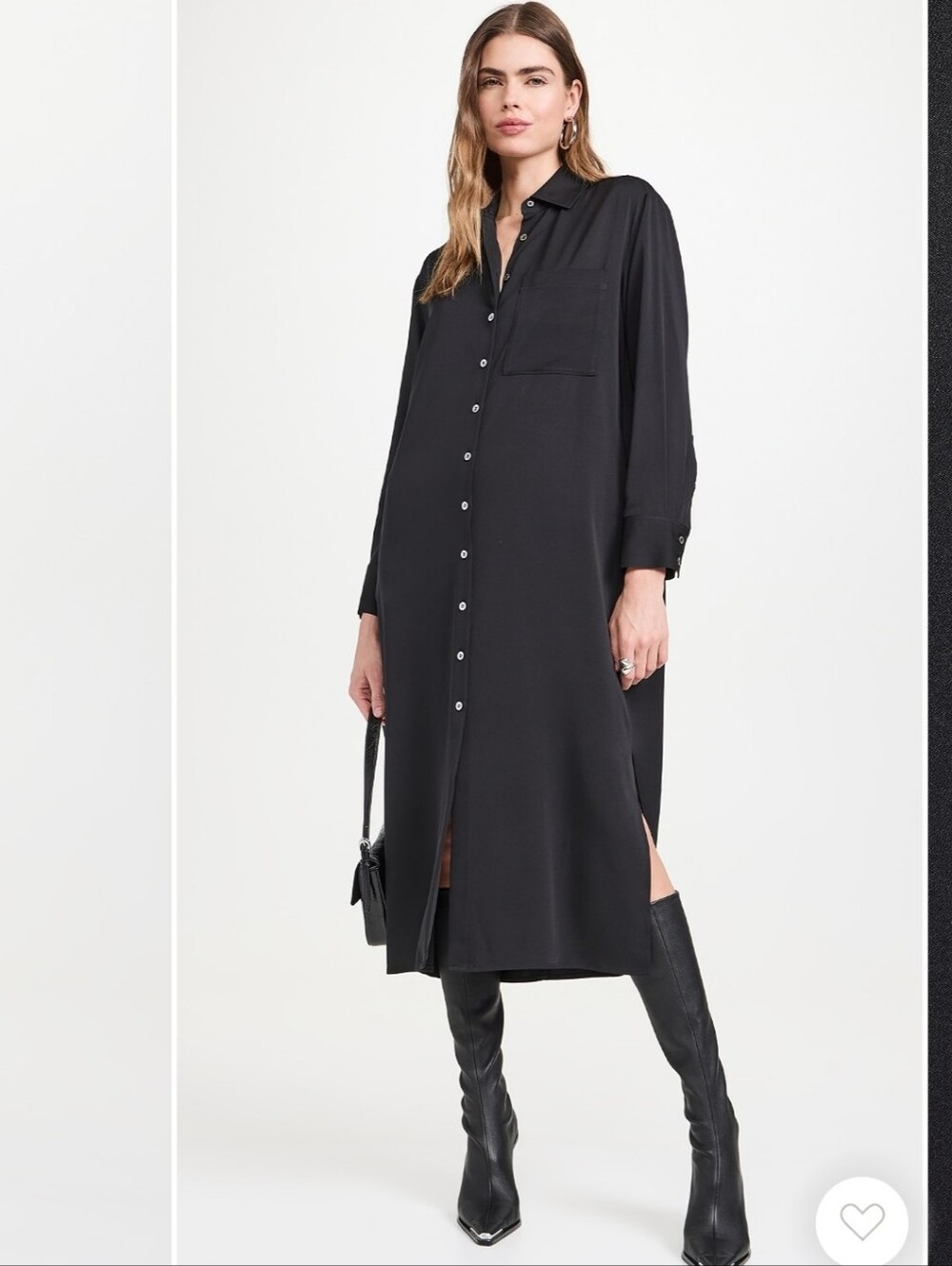 AYR The Deepest End Dresd Black Silk Size Large - Picture 2 of 16